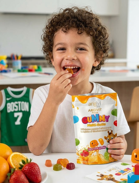 ARGIVIT FOCUS GUMMIES™ Le partenaire quotidien de la croissance