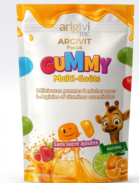 ARGIVIT FOCUS GUMMIES™ Le partenaire quotidien de la croissance